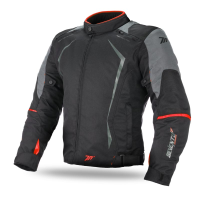 Chaqueta Moto Racing Hombre Negra-Roja Invierno